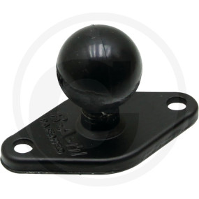 Gummierter Kugelkopf Granit 50665-05125