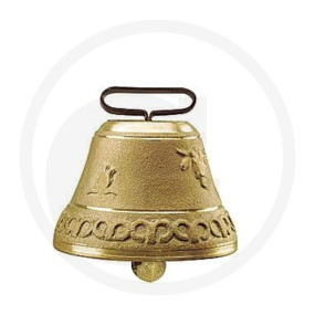 Messingglocke Rund für Rinder, 110Mm Dur Granit 11288105
