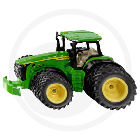 John Deere 8R 410 mit Doppelbereifung Granit