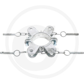Schelle D=102 Mm, 4 Halter, Vz Granit 11520481