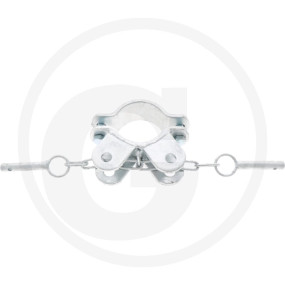 Schelle D= 76 Mm, 2 Halter Winklig, Vz Granit 11526787