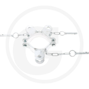 Schelle D=102 Mm, 3 Halter, mittig, Vz Granit 11529553