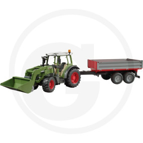 Fendt Vario 211 Frontlader Und Anhänger Granit