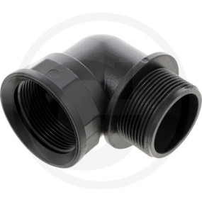 Bogen 90 Grad mit Ig U Ag 1 1/2'' Granit 12051411
