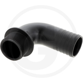 Schlauchanschluss 90 Grad M. Ag 1 1/4'' Granit 12052403