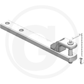 Zugpendel 90X40 L758Mm Cat. 2 ?31,5Mm Is Granit 12289402