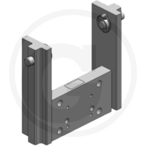 Adapterplatte W309 S30 140X80 M20 / 83X5 Granit 12297276