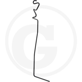 Striegelzinken links Cura D8 Granit 12361711