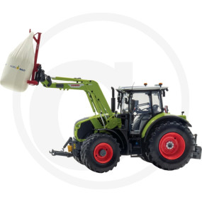 Claas Arion 550 With Frontloader + Agrom Granit