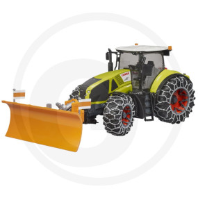 Claas Axion 950 mit Schneeketten Räumsch Granit