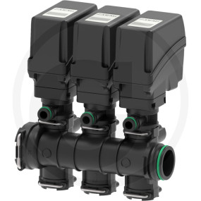 3-Teilbreitenarmatur mit Elektrischer Be Granit 35922672