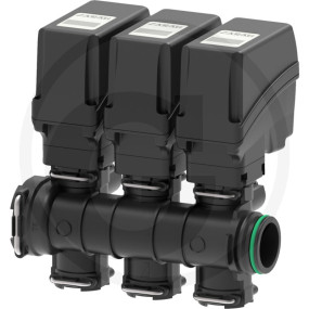 3-Teilbreitenarmatur mit Elektrischer Be Granit 35937309