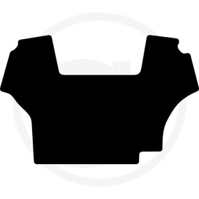 Gummimatte Octagon Schwarz Granit 36051797