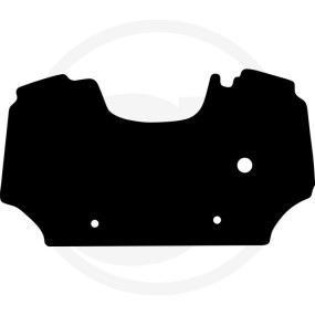 Fußmatte Velours Schwarz Granit 36054983