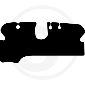 Gummimatte Octagon Schwarz Granit 36063487