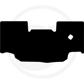 Gummimatte Octagon Schwarz Granit 36064244