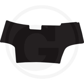 Fußmatte Velours Schwarz Granit 36064341