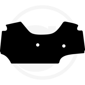 Fußmatte Velours Schwarz Granit 36066384