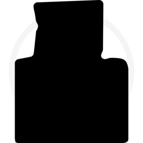 Fußmatte Velours Schwarz Granit 36066456