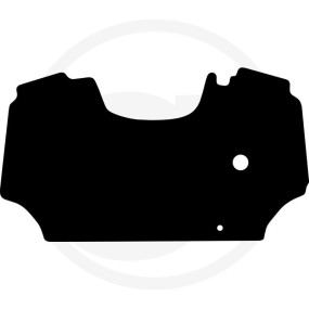 Fußmatte Velours Schwarz Granit 36066911