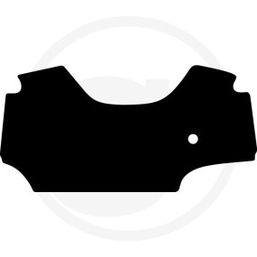Gummimatte Octagon Schwarz Granit 36067872