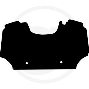Fußmatte Velours Schwarz Granit 36069376