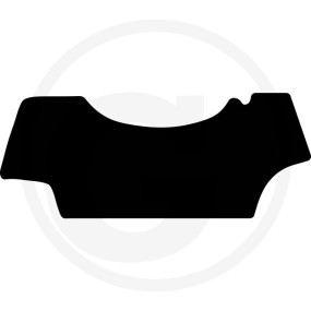 Fußmatte Velours Schwarz Granit 36073490