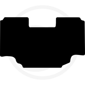 Fußmatte Velours Schwarz Granit 36073653