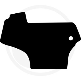 Fußmatte Velours Schwarz Granit 36075817