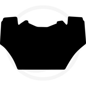 Fußmatte Velours Schwarz Granit 36082236