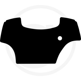 Fußmatte Velours Schwarz Granit 36084406