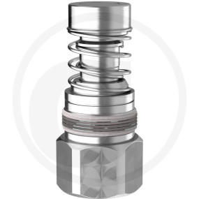 Kupplungseinsatz V2A Dn12.5 G1/2'' Ig Granit 36735402
