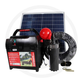 Weidepumpe-Set -Solarpanel Granit
