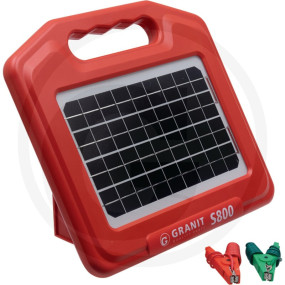Solar Weidezaungerät 800 Inkl. Akku Granit 580580481
