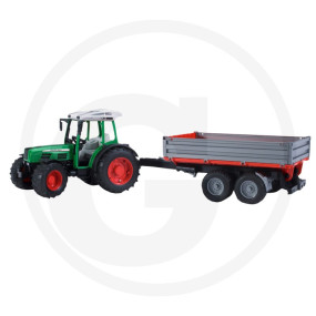 Fendt 209 S mit Bordwandanhänger Granit