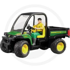 John Deere Gator 855D mit Fahrer Granit