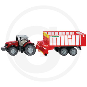 Mf Traktor mit Pöttinger Jumbo Granit