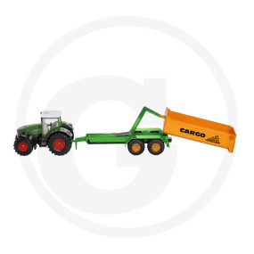 Fendt mit Hakenliftfahrgestell Und Mulde Granit