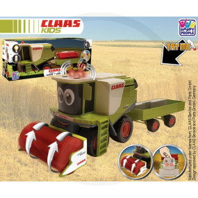 Claas Kids Lexion 780 + Anhänger, Mähdre Granit