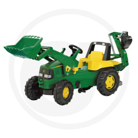 Rolly Toys John Deere + Frontlader + Bag Granit