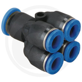 B-Yvr2-2X6-8-Ku Y-Verbinder 2-Fach Granit 60603070140