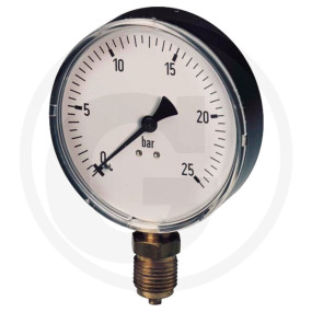 M-Su-100-0/4-1/2-St Rohrfedermanometer Granit 60618240065
