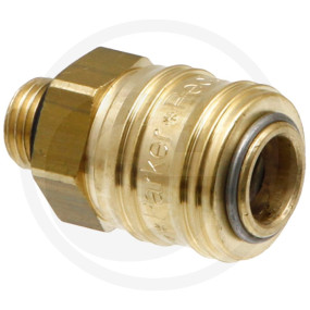 Einhandluftkupplung Dn7,2 mit 1/4'' Ag Granit 61026KAAW13MPX
