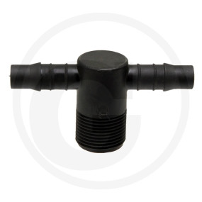T-Stück 1/2' M. 3/4' Gewinde Granit 615322046