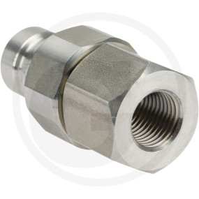 Nippel G 1/4'' Innengewinde Fkm Edelst. Granit