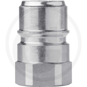 Nippel G 1/2'' I-Gewinde, Nbr, O. Ventil Granit 6230000303