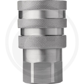 Kupplung G1/2'Inn.gewinde, Fkm, Edelst. Granit 6230000321
