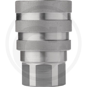 Kupplung G1''Innengewinde Fkm Edelstahl Granit 6230000323