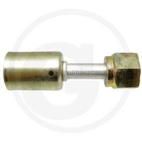 O-Ring Fitting 0 Grad Alu Granit