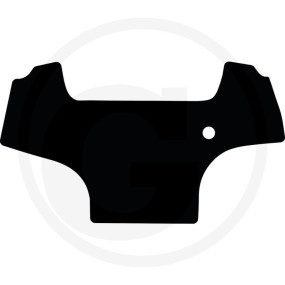 Fußmatte Velours Schwarz Granit 654950028